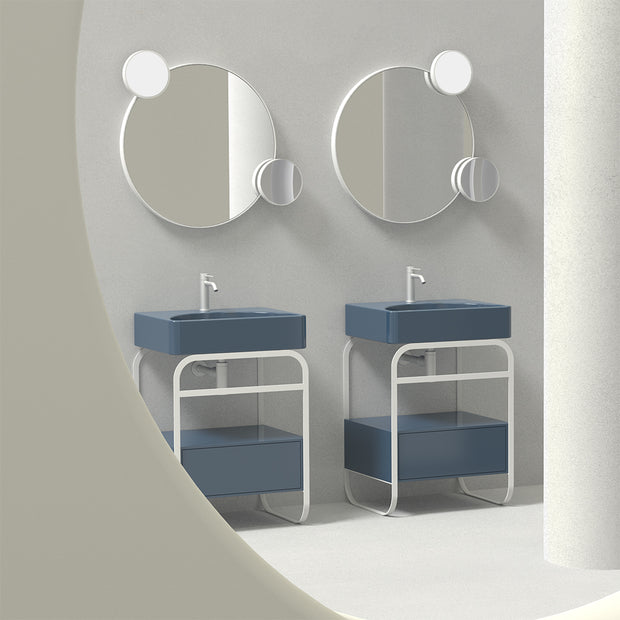 LUNARIS 61 BASIN STAND 1 DRAWER 600X450X750MM