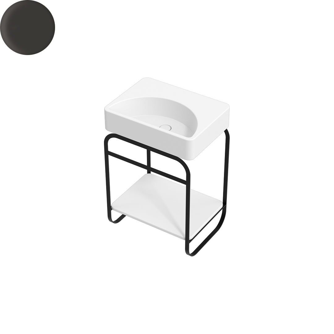 LUNARIS 61 BASIN STAND CERAMIC SHELF 600X450X750MM