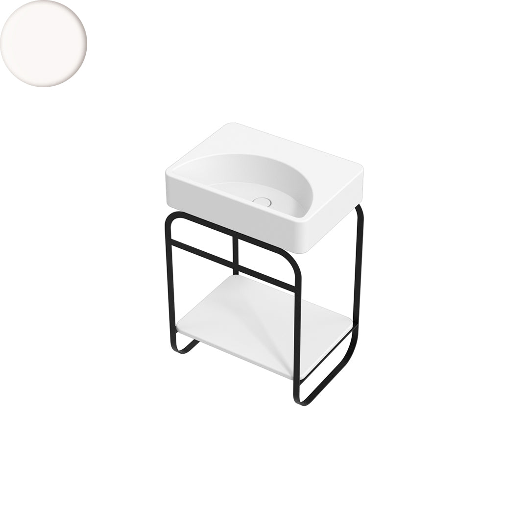 LUNARIS 61 BASIN STAND CERAMIC SHELF 600X450X750MM