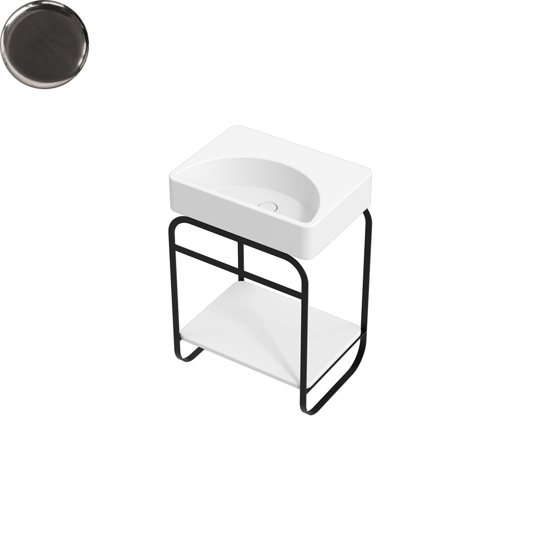 LUNARIS 61 BASIN STAND CERAMIC SHELF 600X450X750MM