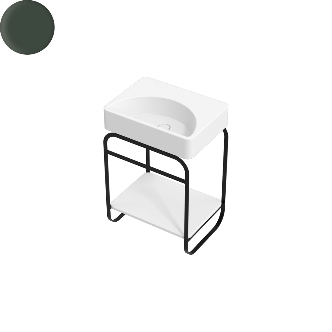LUNARIS 61 BASIN STAND CERAMIC SHELF 600X450X750MM