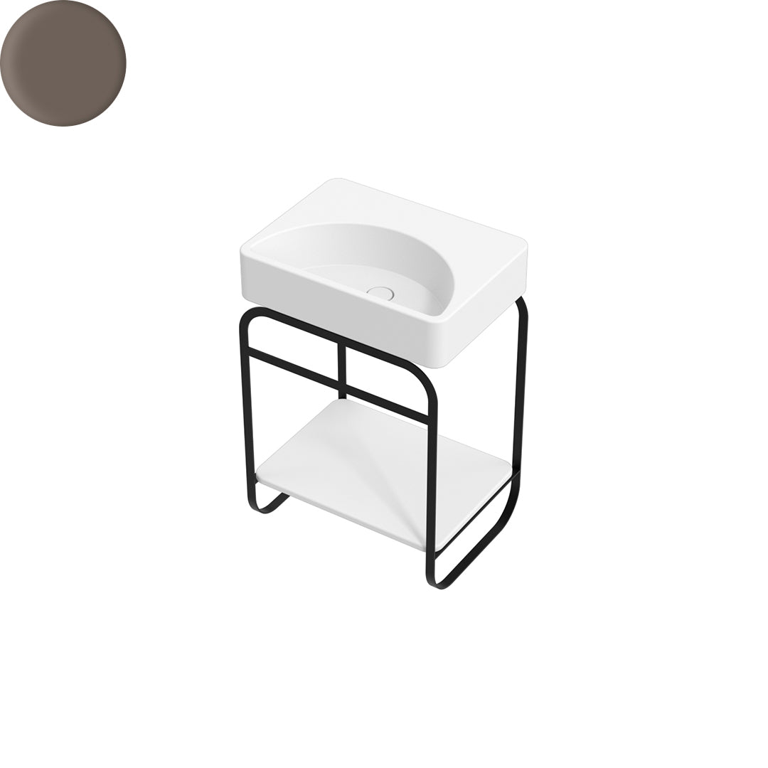 LUNARIS 61 BASIN STAND CERAMIC SHELF 600X450X750MM
