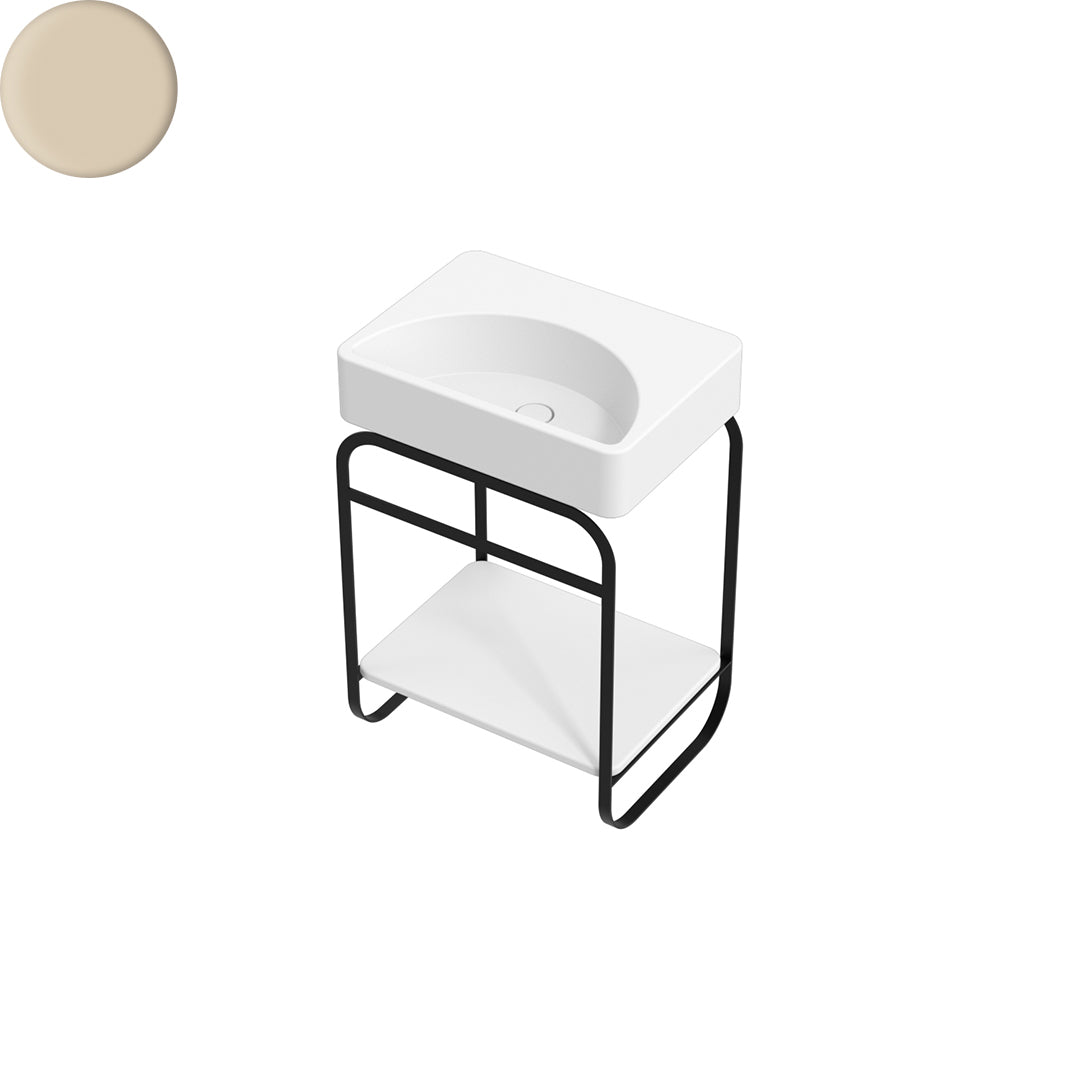LUNARIS 61 BASIN STAND CERAMIC SHELF 600X450X750MM