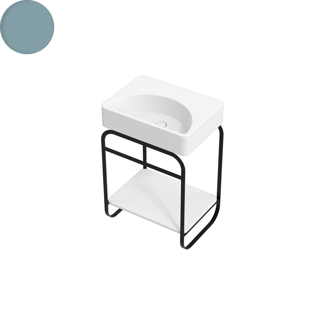 LUNARIS 61 BASIN STAND CERAMIC SHELF 600X450X750MM