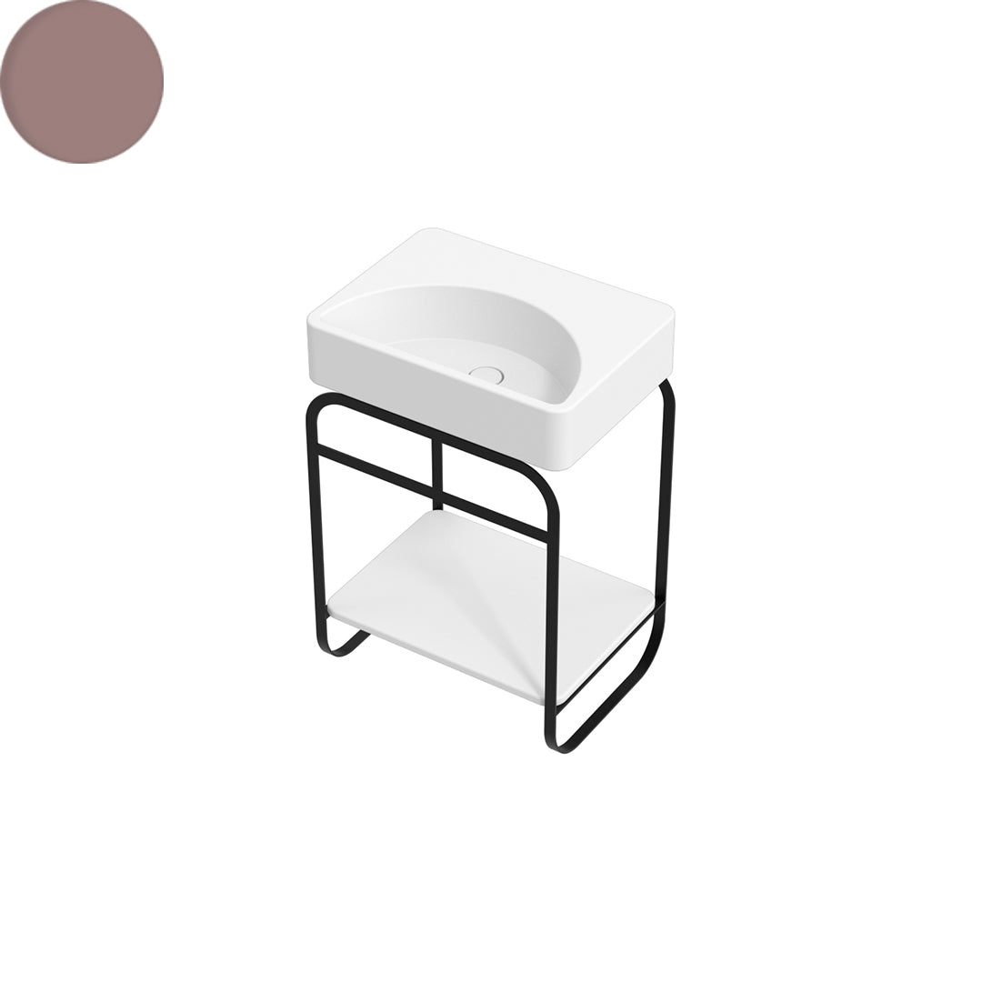 LUNARIS 61 BASIN STAND CERAMIC SHELF 600X450X750MM