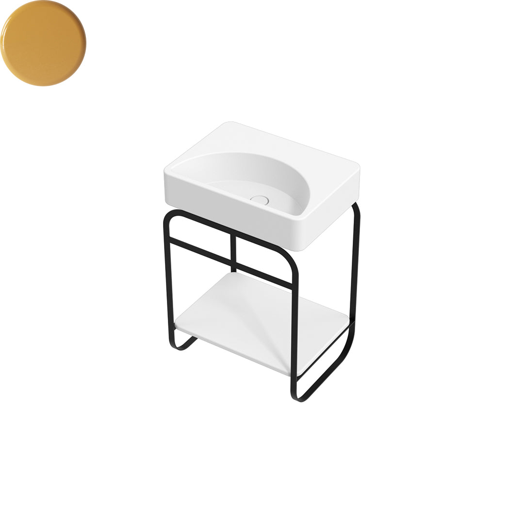 LUNARIS 61 BASIN STAND CERAMIC SHELF 600X450X750MM