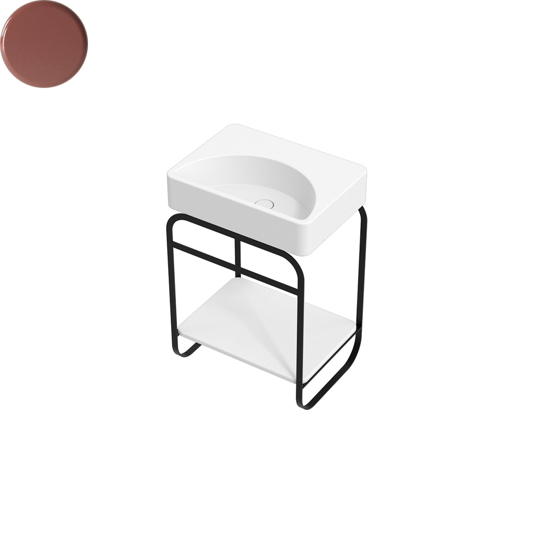 LUNARIS 61 BASIN STAND CERAMIC SHELF 600X450X750MM