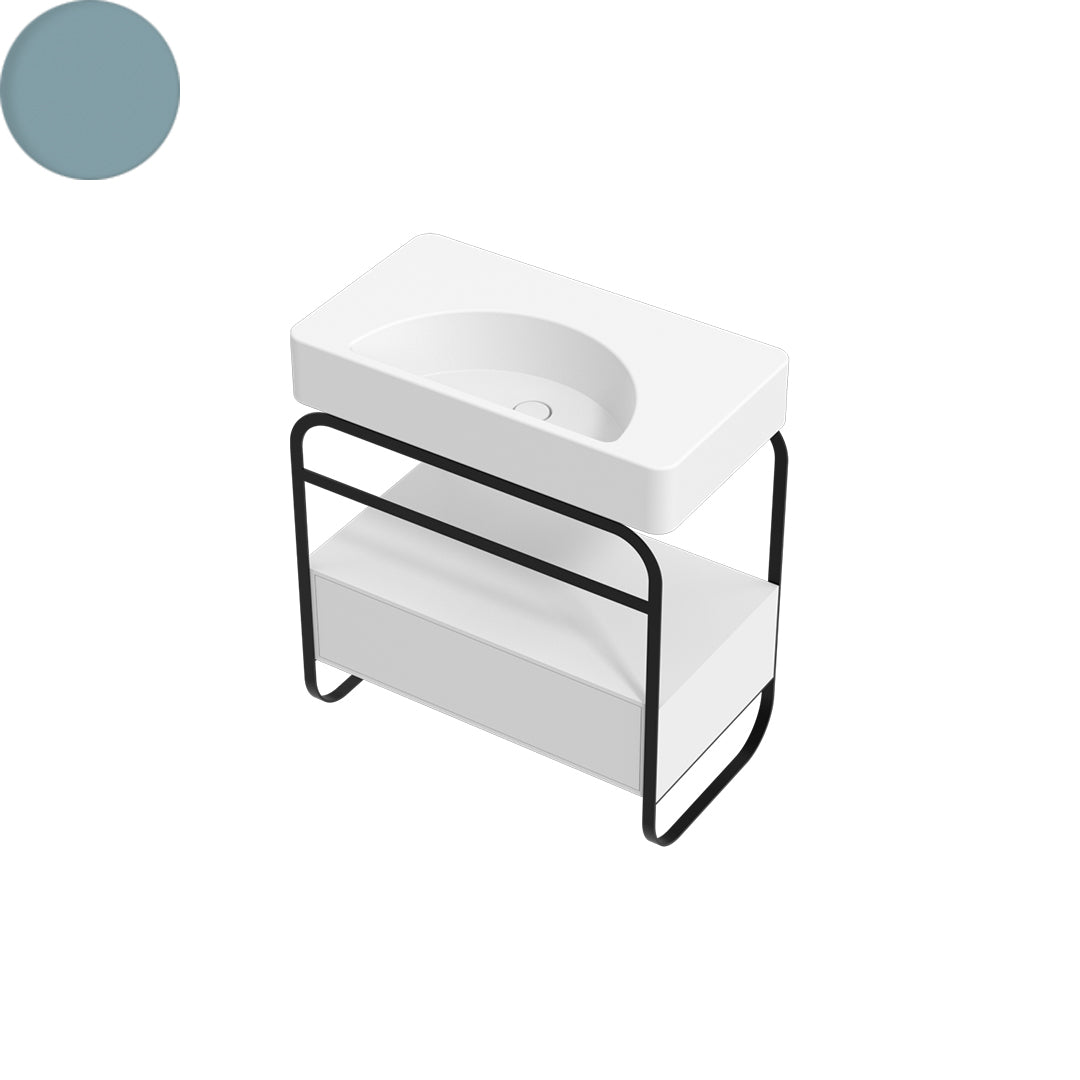 LUNARIS 81 BASIN STAND 1 DRAWER 800X450X750MM
