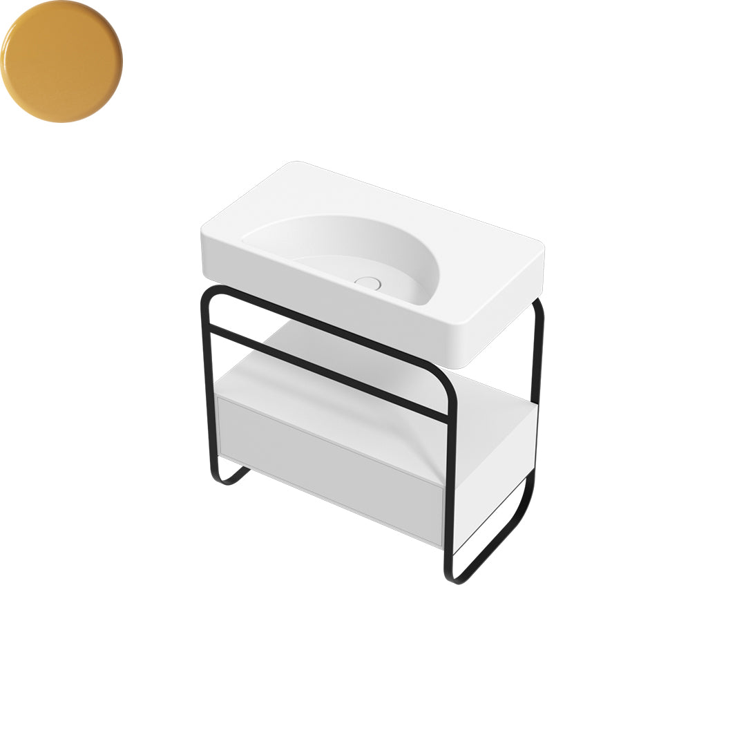 LUNARIS 81 BASIN STAND 1 DRAWER 800X450X750MM