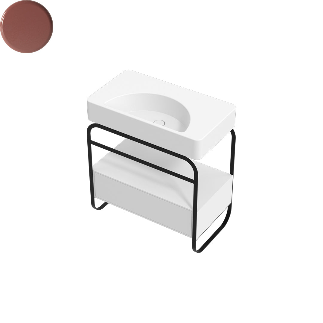 LUNARIS 81 BASIN STAND 1 DRAWER 800X450X750MM
