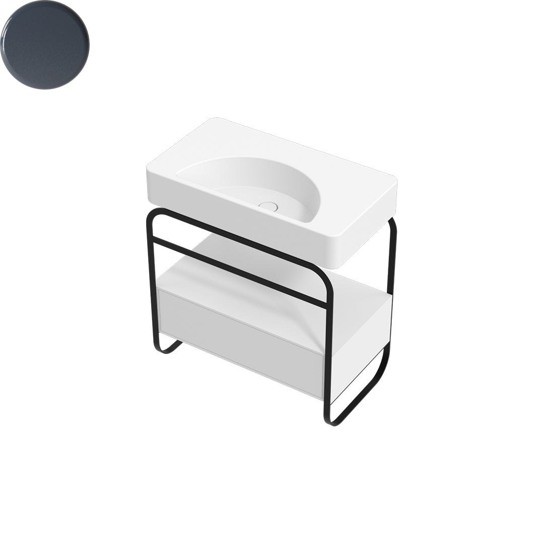 LUNARIS 81 BASIN STAND 1 DRAWER 800X450X750MM
