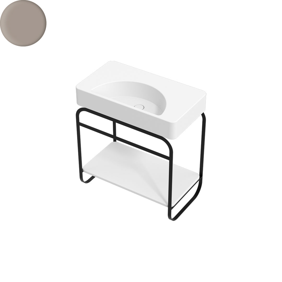 LUNARIS 81 BASIN STAND CERAMIC SHELF 800X450X750MM