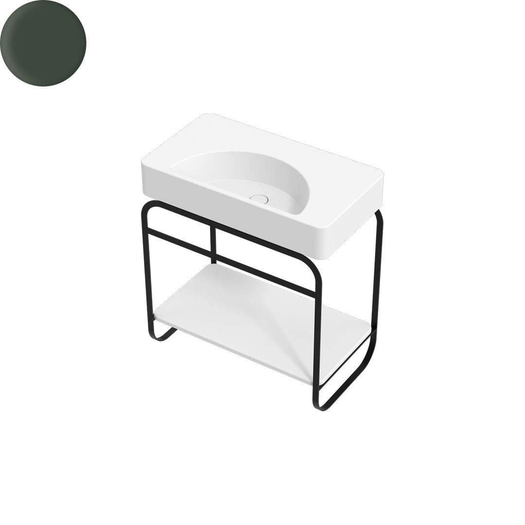 LUNARIS 81 BASIN STAND CERAMIC SHELF 800X450X750MM
