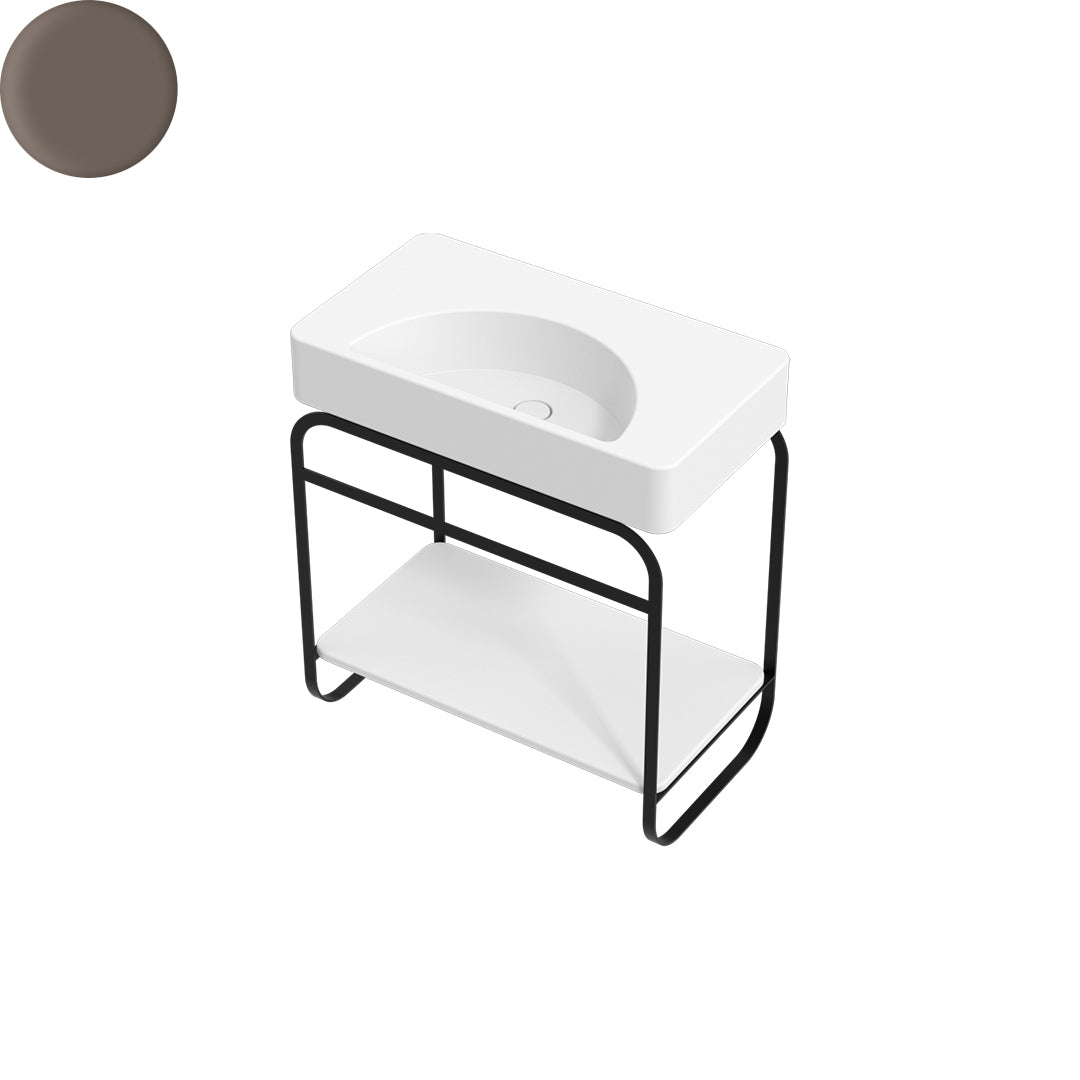 LUNARIS 81 BASIN STAND CERAMIC SHELF 800X450X750MM