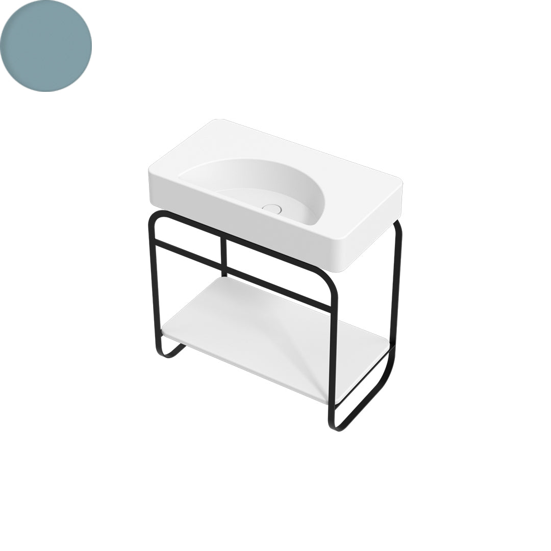 LUNARIS 81 BASIN STAND CERAMIC SHELF 800X450X750MM