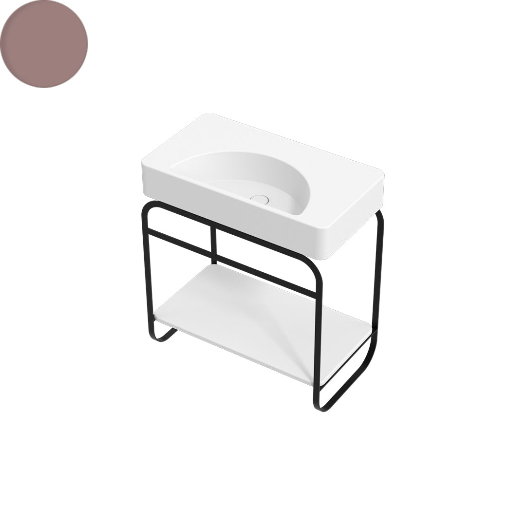 LUNARIS 81 BASIN STAND CERAMIC SHELF 800X450X750MM