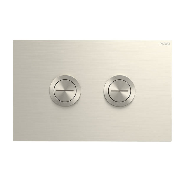 TWIN BUTTON SET ON METAL PLATE FOR CABLE INWALL CISTERNS