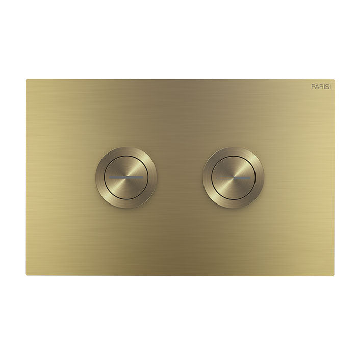 TWIN BUTTON SET ON METAL PLATE FOR CABLE INWALL CISTERNS