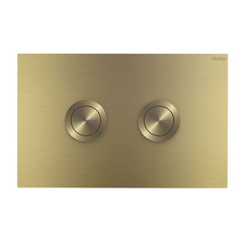 TWIN BUTTON SET ON METAL PLATE FOR CABLE INWALL CISTERNS
