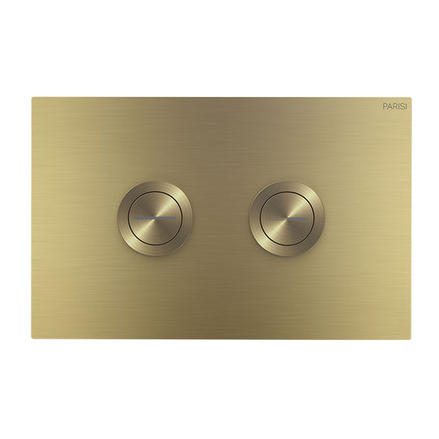 TWIN BUTTON SET ON METAL PLATE FOR CABLE INWALL CISTERNS