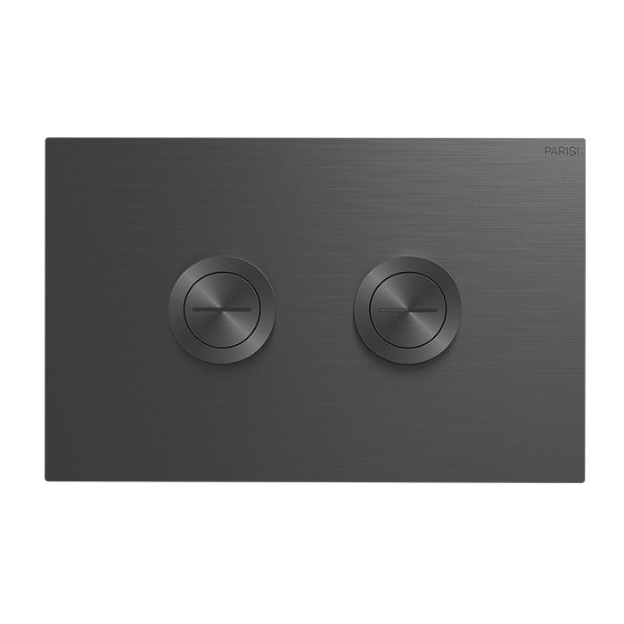 TWIN BUTTON SET ON METAL PLATE FOR CABLE INWALL CISTERNS