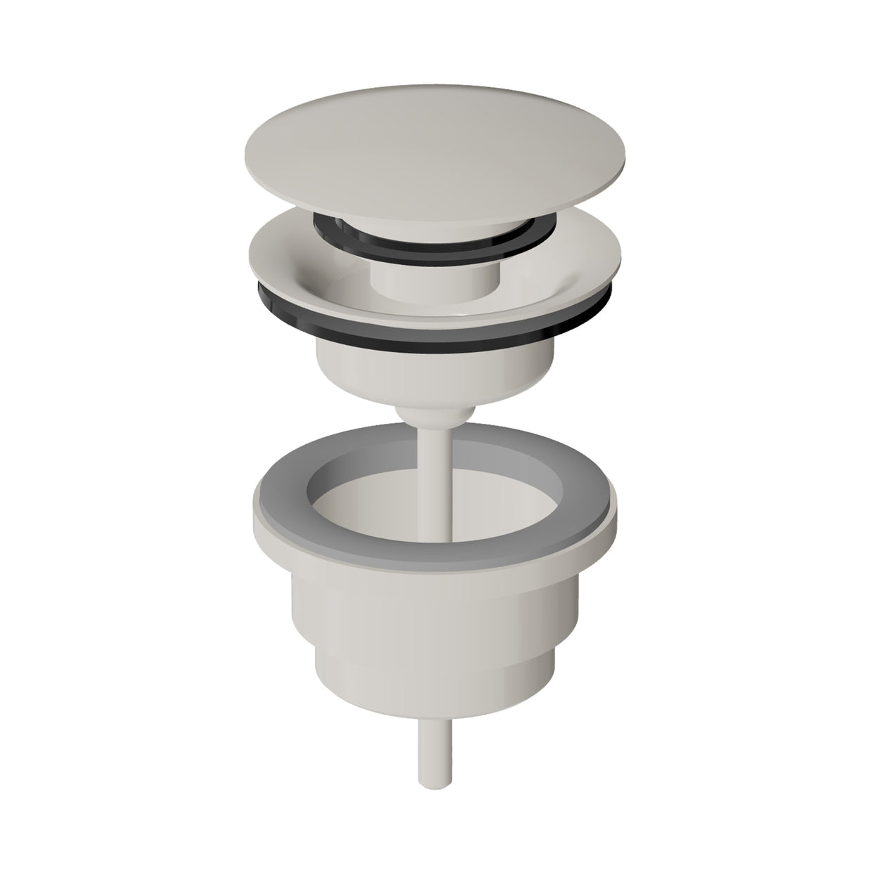 ZUCCHETTI 32MM CLICKER WASTE OVERFLOW/NO OVERFLOW