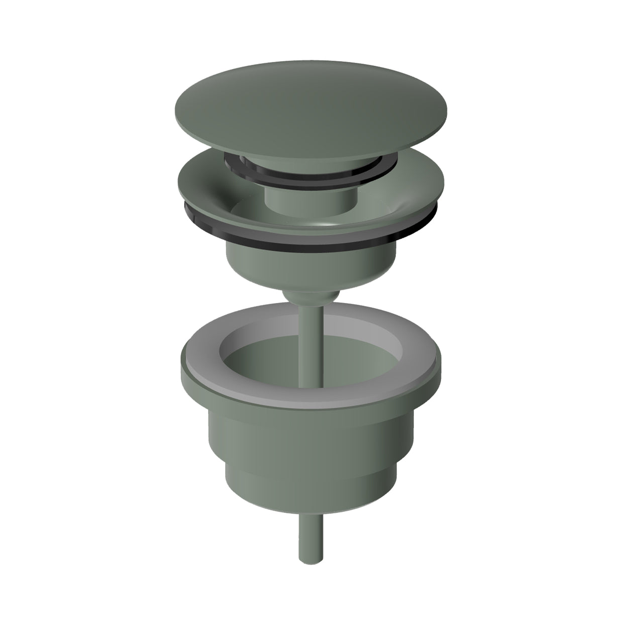 ZUCCHETTI 32MM CLICKER WASTE OVERFLOW/NO OVERFLOW