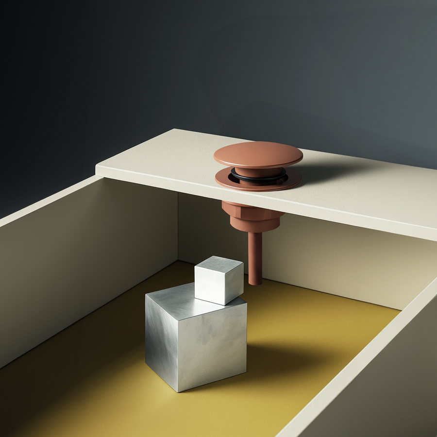 ZUCCHETTI 32MM CLICKER WASTE OVERFLOW/NO OVERFLOW