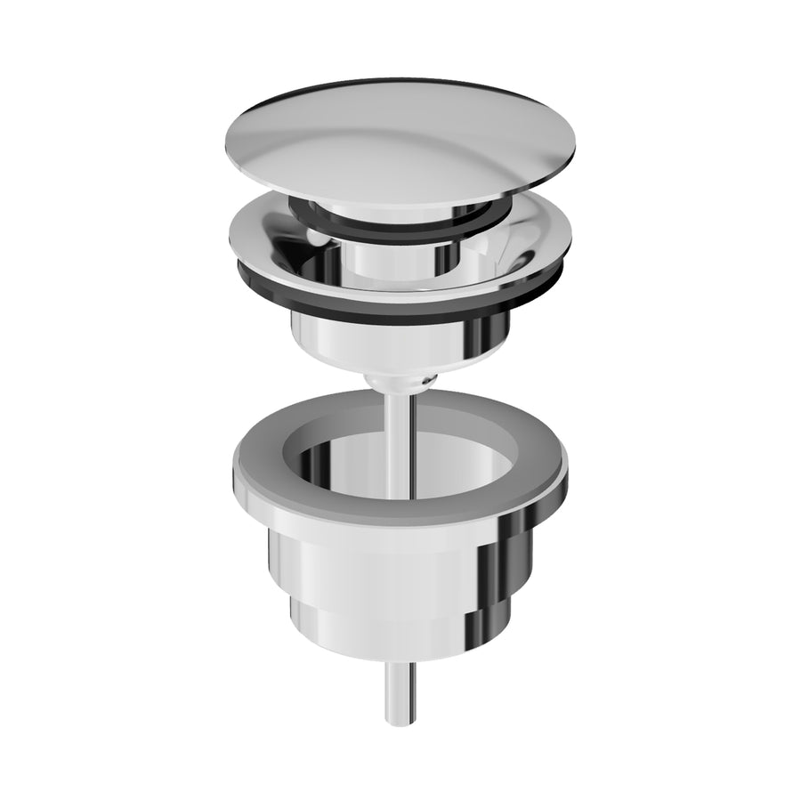 ZUCCHETTI 32MM CLICKER WASTE OVERFLOW/NO OVERFLOW