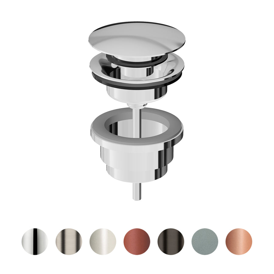 ZUCCHETTI 32MM CLICKER WASTE OVERFLOW/NO OVERFLOW