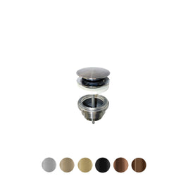 ZUCCHETTI HELM STAINLESS STEEL POP UP WASTE
