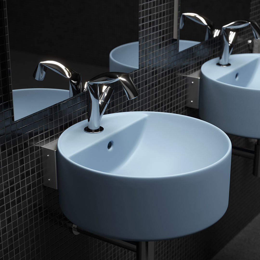 TWIN SET VESSEL BASIN 420X420X190MM 1TH
