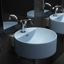 TWIN SET VESSEL BASIN 420X420X190MM 1TH