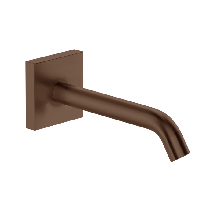 PAN BATH SPOUT 160MM SQUARE PLATE