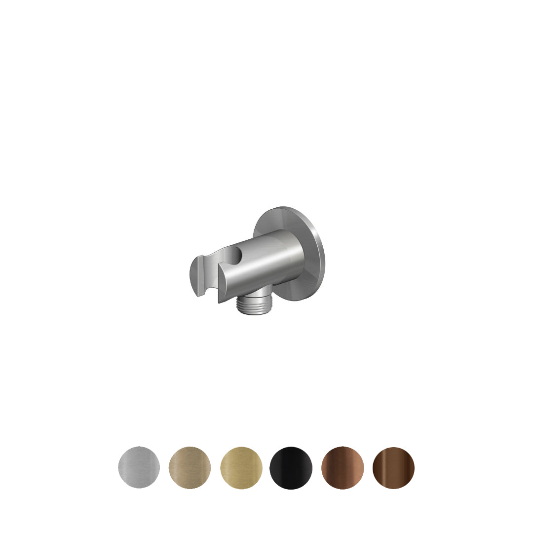 HELM WALL MOUNTED SHOWER SUPPORT & HOSE CONNECTION