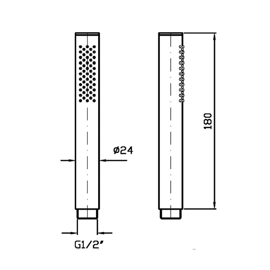 ZUCCHETTI 1 FUNCTION HANDPIECE