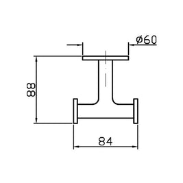 PAN S DOUBLE ROBE HOOK
