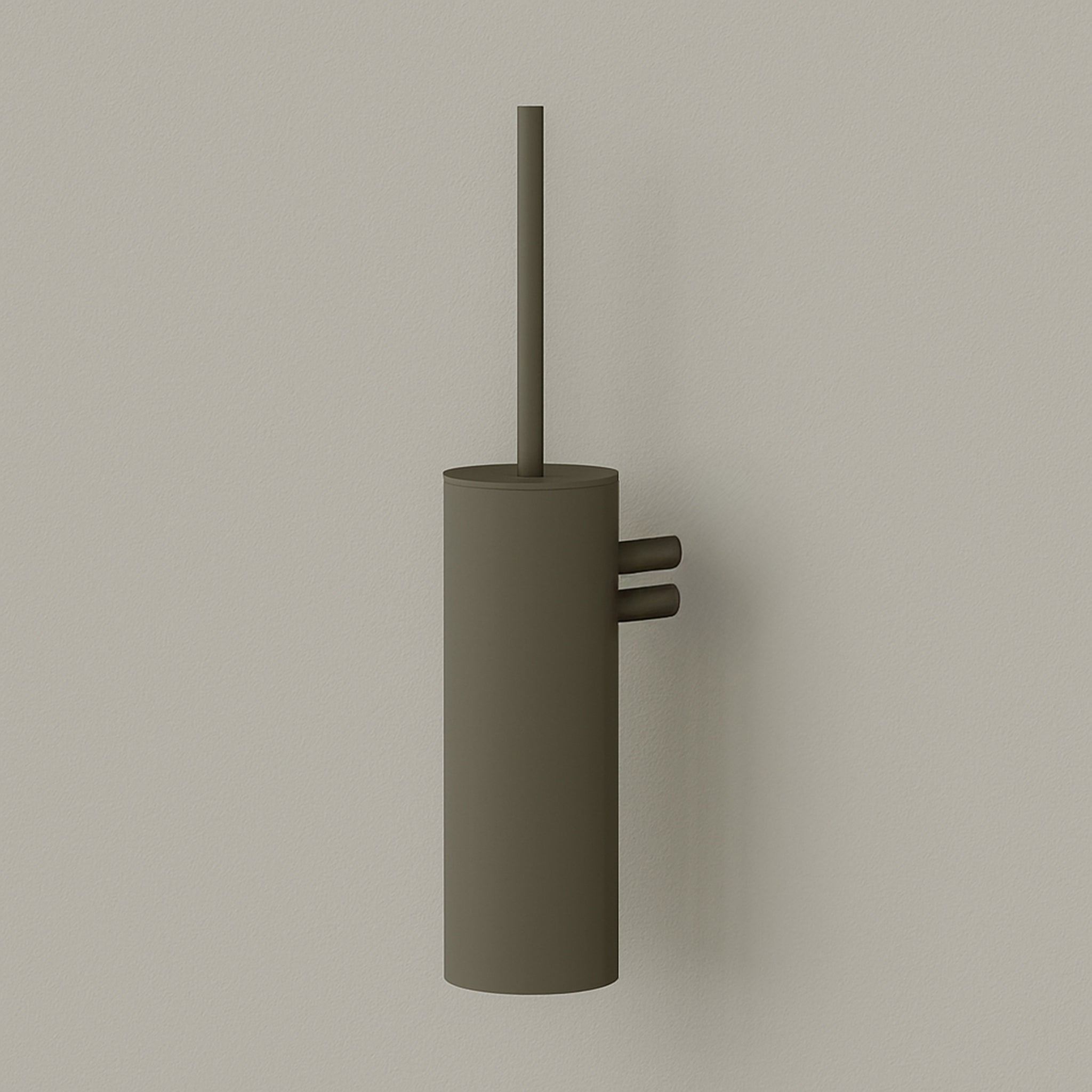 PAN S WALL MOUNTED TOILET BRUSH SET