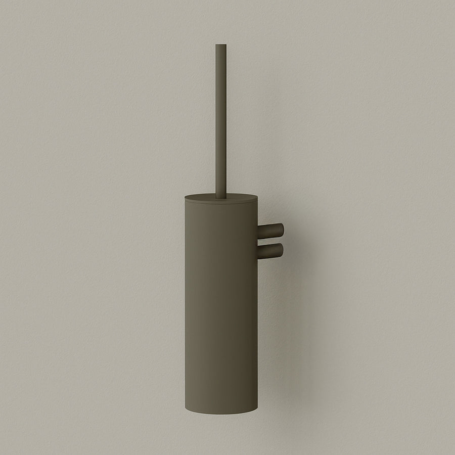 PAN S WALL MOUNTED TOILET BRUSH SET