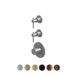 HELM THERMOSTATIC SHOWER MIXER 2 STOP VALVES