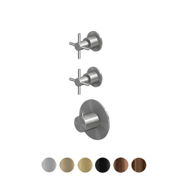 HELM THERMOSTATIC SHOWER MIXER 2 STOP VALVES