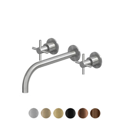 HELM 3TH WALL MOUNTED BASIN MIXER 230MM