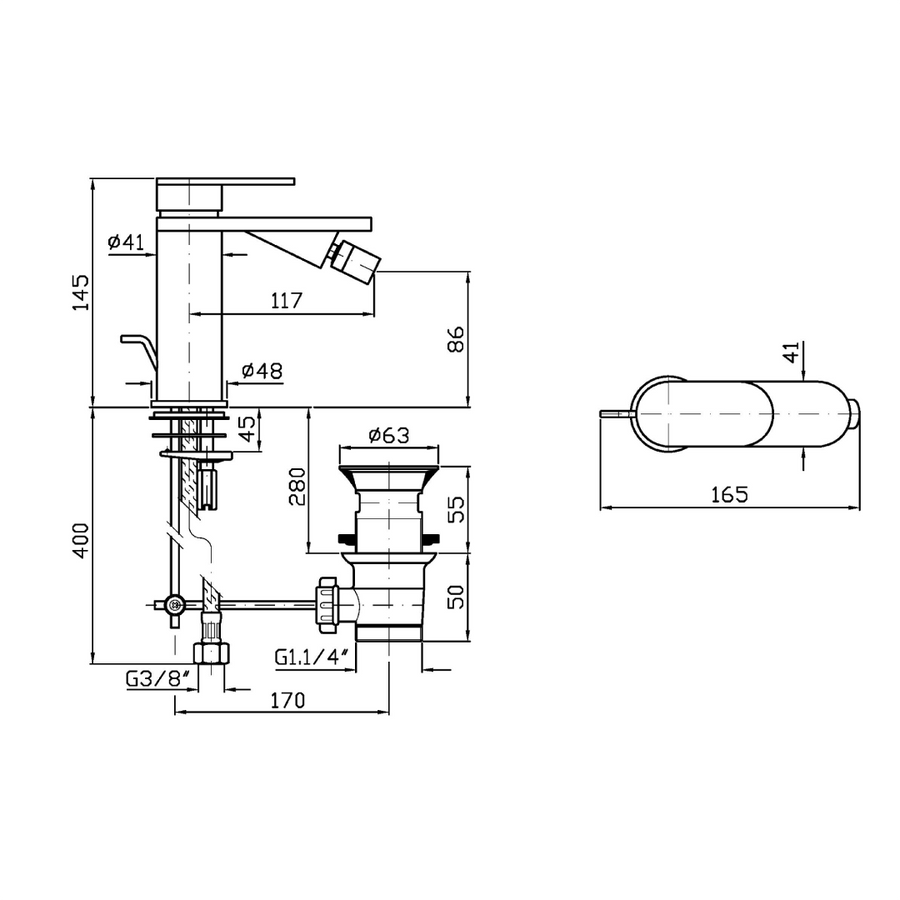 OCTO BIDET MIXER