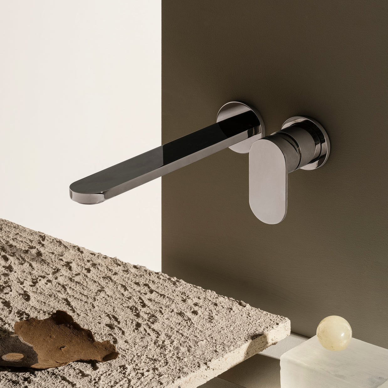 OCTO WALL MOUNTED BASIN MIXER 225MM