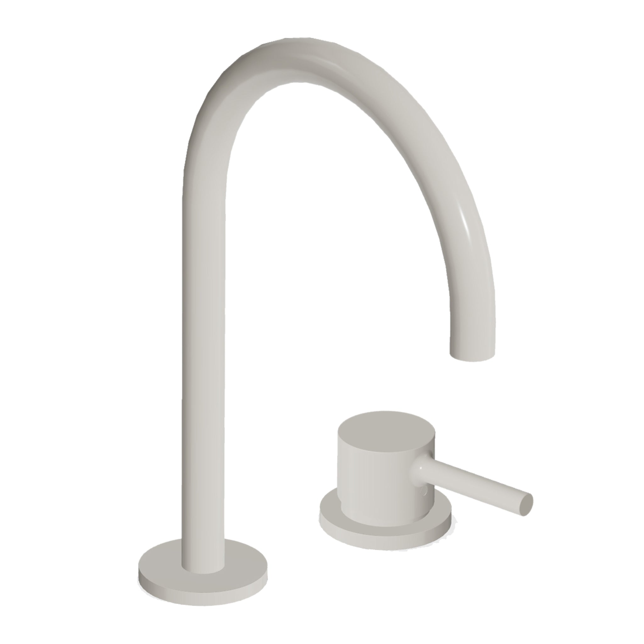 PAN S 2TH EXTENDED HEIGHT GOOSE NECK BASIN MIXER