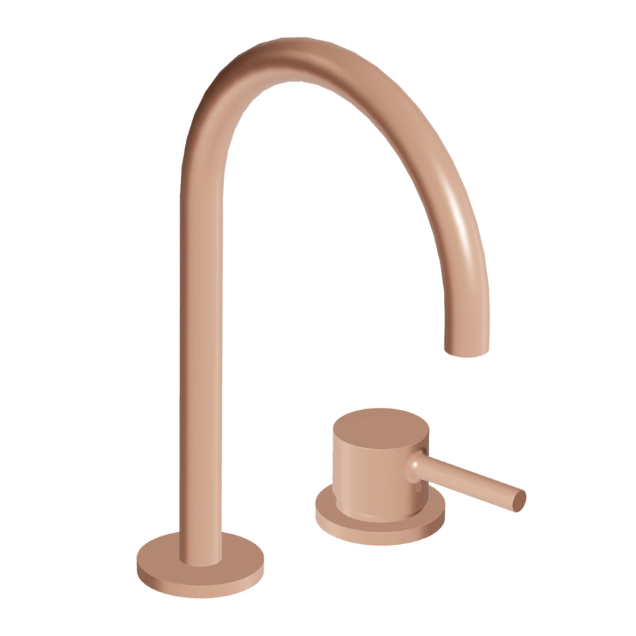 PAN S 2TH EXTENDED HEIGHT GOOSE NECK BASIN MIXER