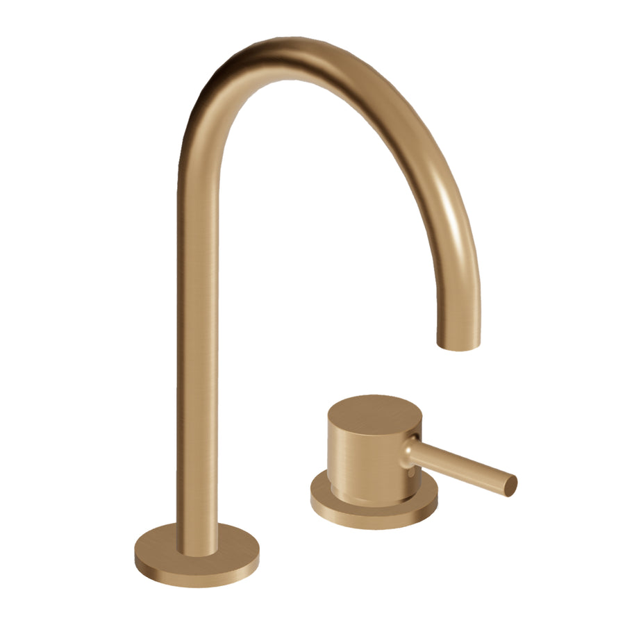 PAN S 2TH EXTENDED HEIGHT GOOSE NECK BASIN MIXER