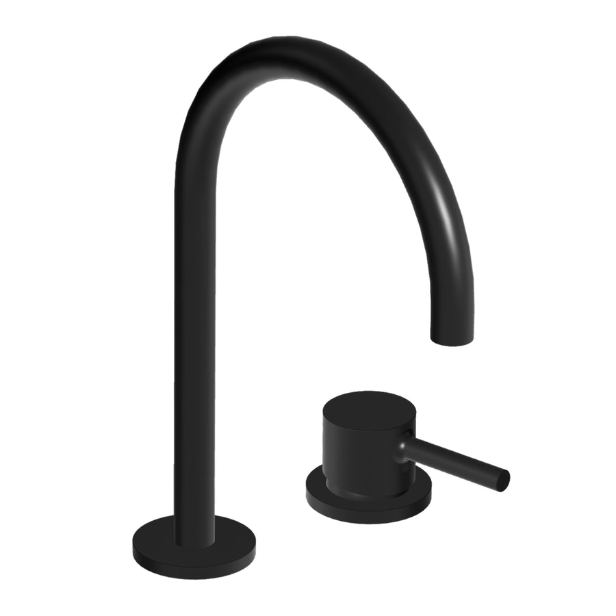 PAN S 2TH EXTENDED HEIGHT GOOSE NECK BASIN MIXER