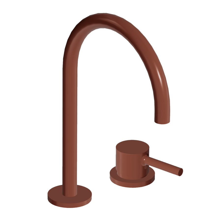 PAN S 2TH EXTENDED HEIGHT GOOSE NECK BASIN MIXER