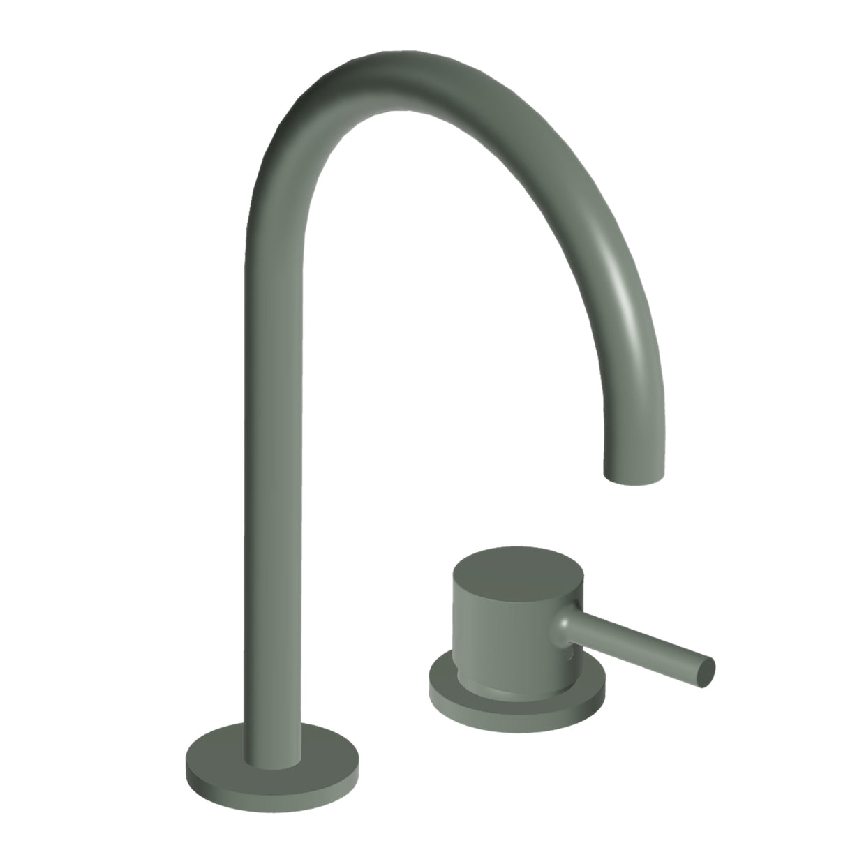 PAN S 2TH EXTENDED HEIGHT GOOSE NECK BASIN MIXER